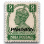 King George VI Definitives Indian Stamps Overprinted