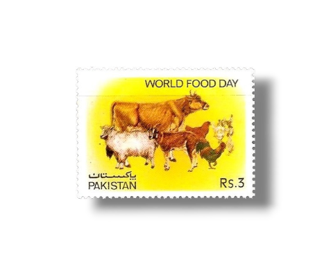 1983 PK608 World Food Day Farm animals