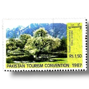 1987 PK726 Pakistan Tourism Convention Apricot trees
