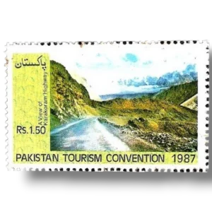 1987 PK728 Pakistan Tourism Convention View from Khunjerab Pass